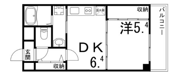 京口駅 徒歩10分 7階の物件間取画像